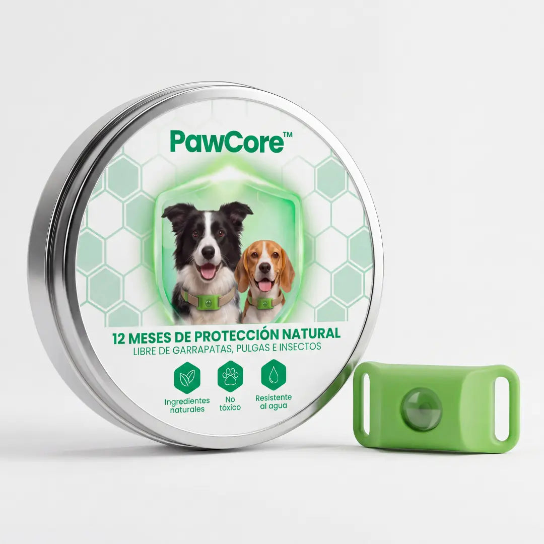 Colgante PawCore™ Natural Anti Pulgas y Garrapatas