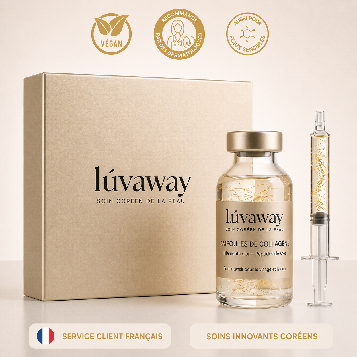 Luvaway – Sérum coréen à effet liftant dès la première application